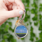 Porte-clés Énergie alternative - Solaire et Vent (main)