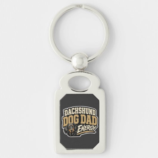 Porte-clés Énergie Papa Chien Teckel (Devant)