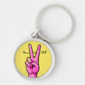 Porte-clés Énergie positive du porte - clé "Peace & Chill" (Devant)