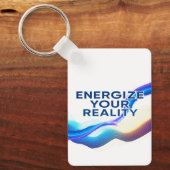 Porte-clés Energize Your Reality | Motivational Keychain (Recto)
