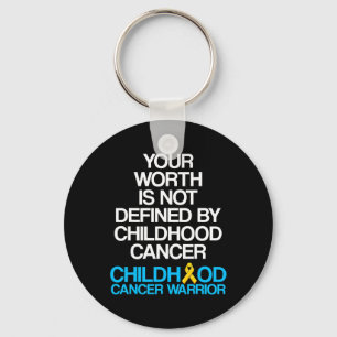 Porte-clés Enfance Cancer Survivant Soutien Guerrier 4
