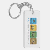 Porte-clés Enfant d'AK et porte - clé de famille (Devant gauche)