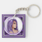 Porte-clés Enfant de la Lune Violette (Dos)