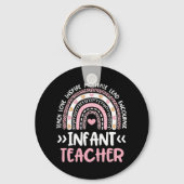 Porte-clés Enfant enseignant mignon teint teint arc-en-ciel g (Verso)