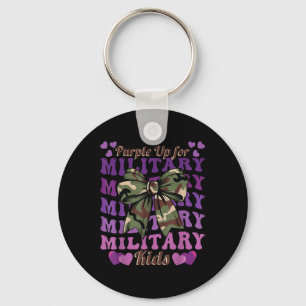 Porte-clés Enfant Militaire Camo Coquette Bow Purple Up Enfan