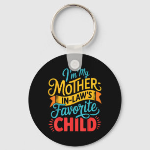 Porte-clés Enfant préféré de la belle-mère Drôle pour les par