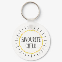 Porte-clés enfant préféré drôle avec message