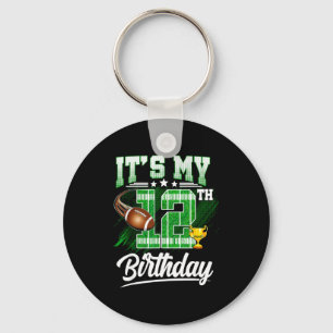 Porte-clés Enfants 12 Ans C'est Mon 12e Anniversaire Football