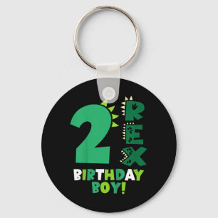 Porte-clés Enfants 2 Rex Garçon d'anniversaire Deux Rex Dinos