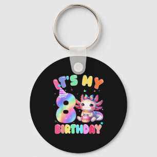 Porte-clés Enfants 8 ans Anniversaire Mignon Axolotl C'est Mo
