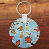 Porte-clés Enfants à feuilles (Recto)