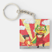 Porte-clés Enfants ayant Porte - clé amusant (Devant)