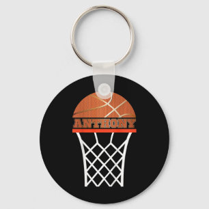 Porte-clés Enfants Basketball Anthony Personnalisé Nom Cadeau