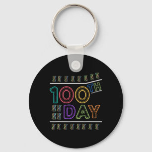 Porte-clés Enfants Cadeaux École Célébration 100e Jour De L'É