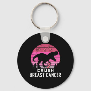 Porte-clés Enfants Crush Cancer du sein Pink Trex Dino Sensib