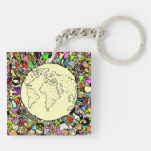 Porte-clés Enfants du monde (Dos)