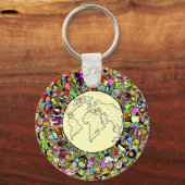 Porte-clés Enfants du monde (Recto)