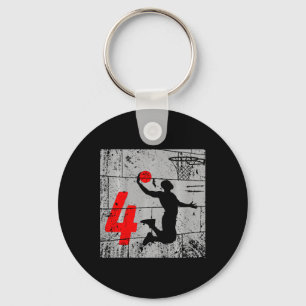 Porte-clés Enfants en détresse 4 ans 4e Bysketbyll Anniversai