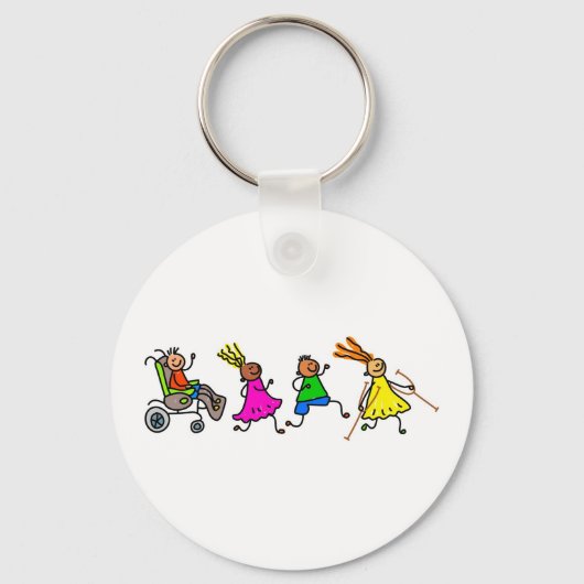 Porte-clés Enfants handicapés (Recto)