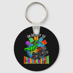 Porte-clés Enfants Je suis prêt à écraser la maternelle Dinos