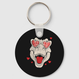 Porte-clés Enfants je vole les cœurs trex dino garçon valenti