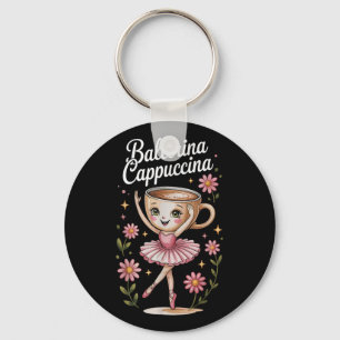 Porte-clés Enfants mème Italien Brainrot Ballerina Cappuccina