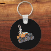 Porte-clés Enfants Pâques Rabbit équitation Monster Camion Fu (Verso)