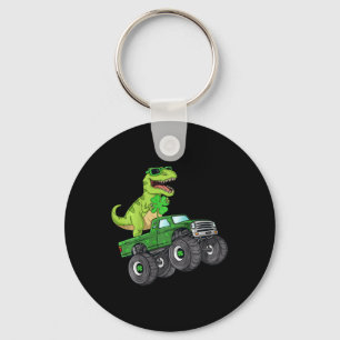 Porte-clés Enfants St Patricks Day T Rex Conduisant Monster T