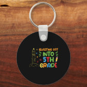 Porte-clés Enfiler dans la cinquième année Funny 5e année (Recto)