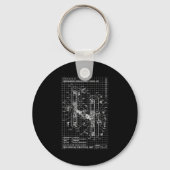 Porte-clés Engineer Engineering Monogram Initial Catal Letter (Recto)