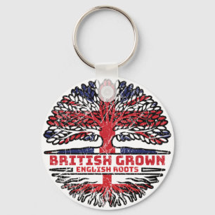 Porte-clés England English Uk United Kingdom British Tree