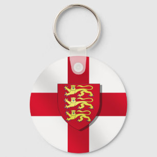Porte-clés England Soccer Three Lions St. Geroge's flag gifts