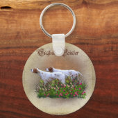 Porte-clés English Pointer Tapestry Poster Triptych Acrylic P (Recto)