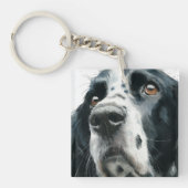 Porte-clés English springer spaniel portrait (Devant)