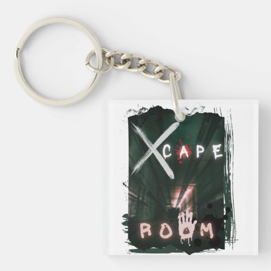 Porte-clés Enigma cachée de la salle d'évasion (Devant)