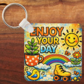 Porte-clés Enjoy Your Day Keychain (Recto)