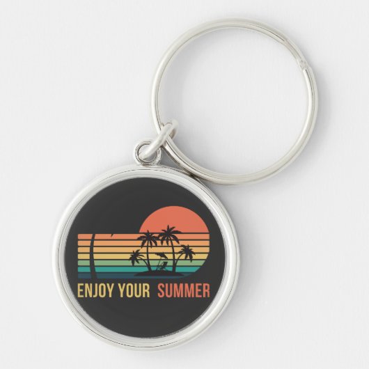 Porte-clés Enjoy your summer (Devant)