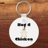 Porte-clés Énorme Poulet Blanc Accrocher Un Poulet (Recto)