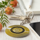 Porte-clés Enregistrement d'or Voyager Spacecraft (Côté)