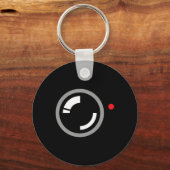 Porte-clés Enregistrement vidéo secret amusant Cameraman Hall (Recto)