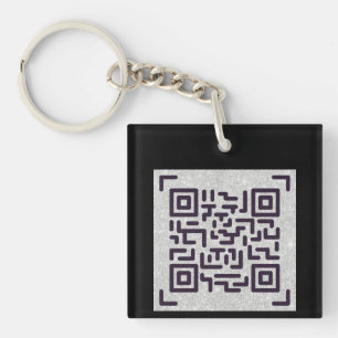 Porte-clés Enregistrer du papier avec ce Carte de visite QR C