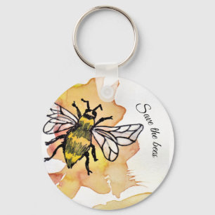 Porte-clés Enregistrer la conception de l'aquarelle du clavie