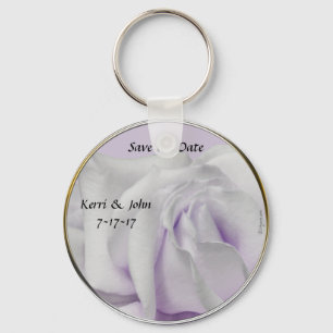 Porte-clés Enregistrer la date Tourbillonnant Pale Violet Mar