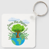 Porte-clés Enregistrer le Porte - clé Planet (Dos)