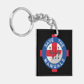 PORTE-CLÉS ENREGISTRER LES MANUELS (Devant gauche)