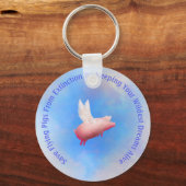 Porte-clés Enregistrer les porcs volants (Recto)