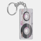 Porte-clés Enregistreur à cassettes de vieille école (Devant gauche)