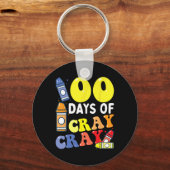 Porte-clés Enseignant 100 Jours Cray Cray 100e Jour De Garçon (Recto)