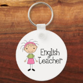 Porte-clés Enseignant anglais (Recto)