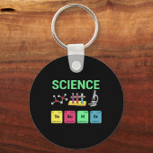 Porte-clés Enseignant Cadeau Sciences Définition de l'enseign (Recto)